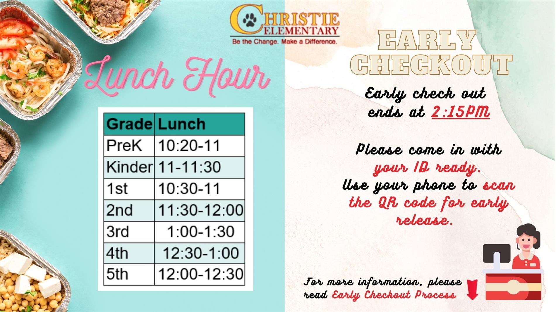 Lunch Schedule 